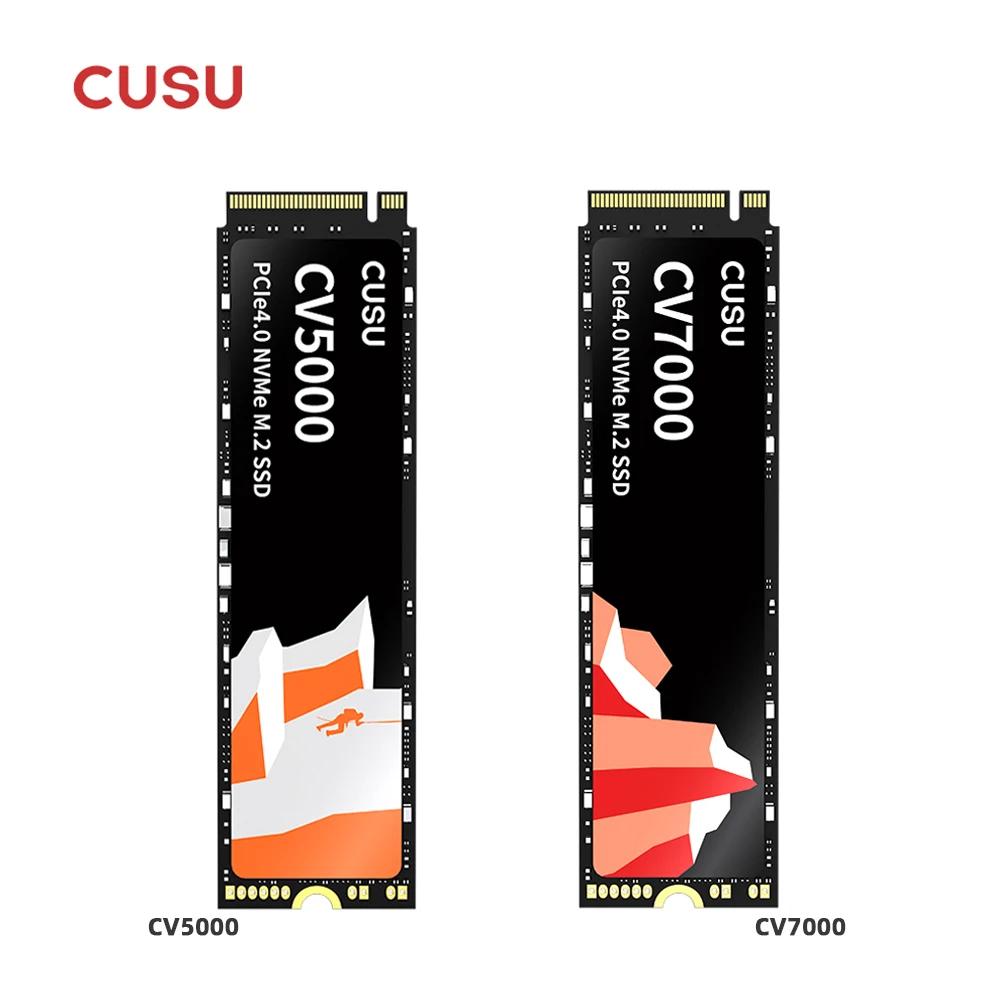 CUSU Ʈ ũž SSD NVMe M2 1TB 2TB 4TB SSD PCIe4.0 x4 NVMe M.2 512GB ϵ ũ  ָ Ʈ ̺ SSD, ps5